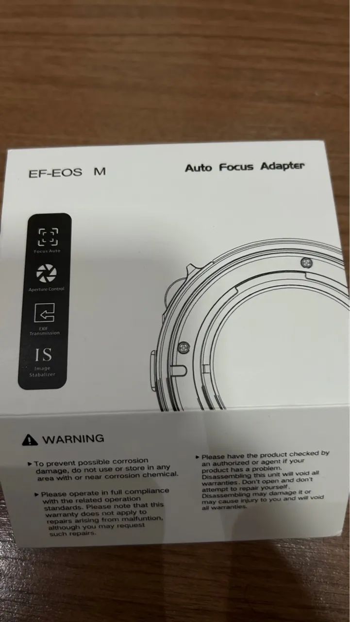 Anel Adaptador para Lentes Eos M para EF - Foto 2