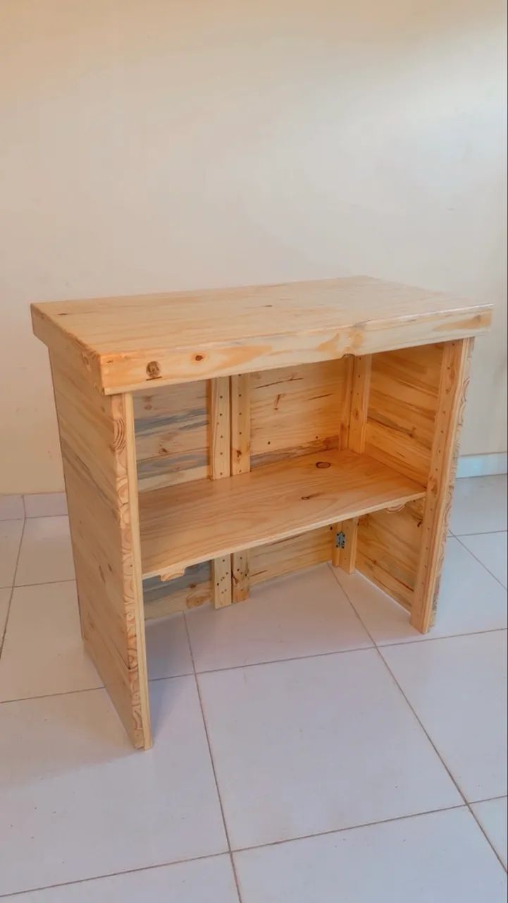 Balcão Desmontável de Pinus64961565632641122