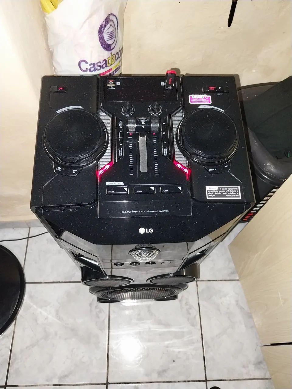 Aparelho de som LG