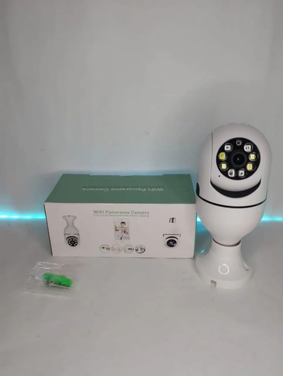 Câmera de segurança via Wi-Fi - Panorâmica 360 Graus HD - frete grátis 