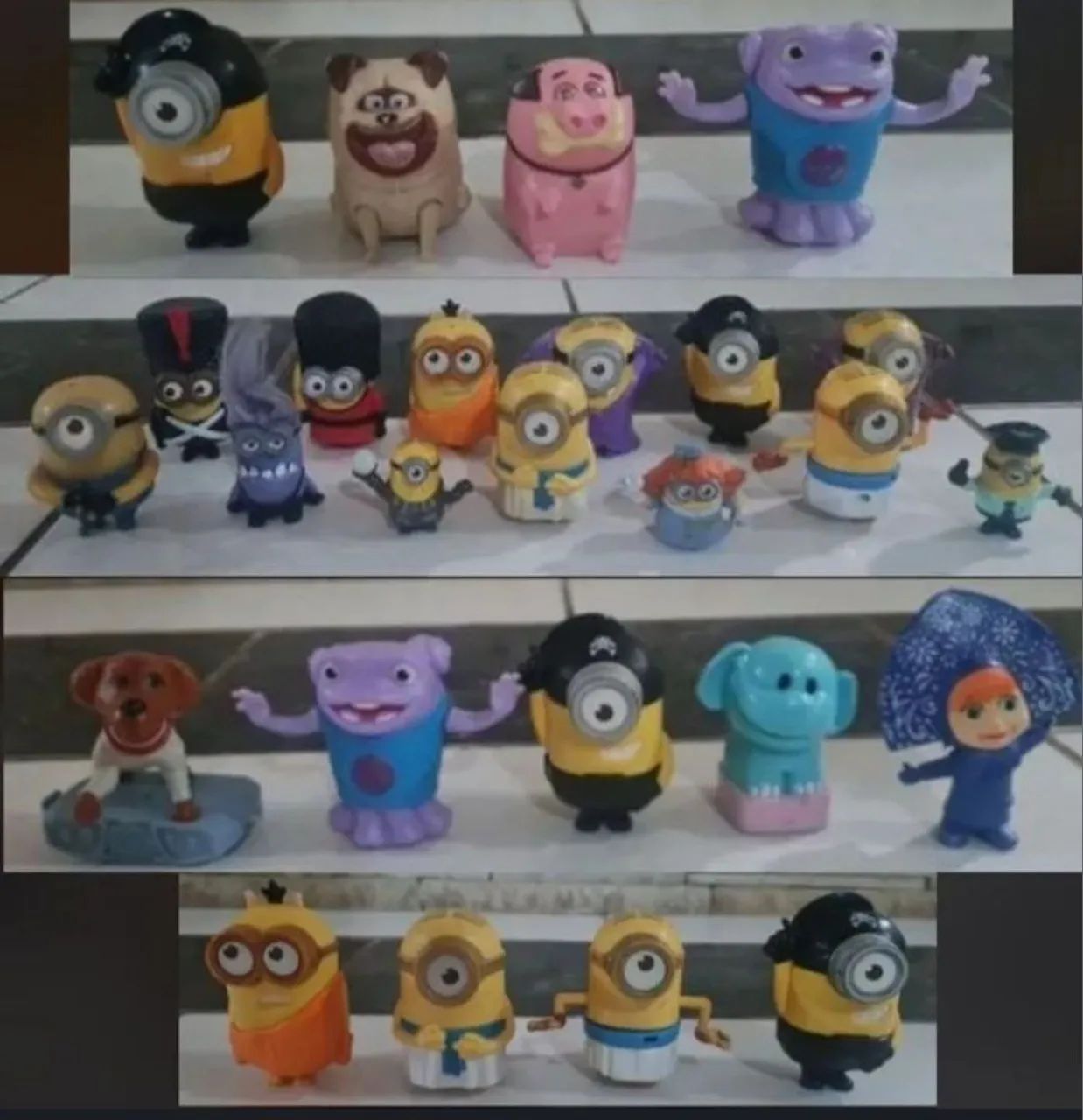 Brinquedos mc donalds,  vários modelos