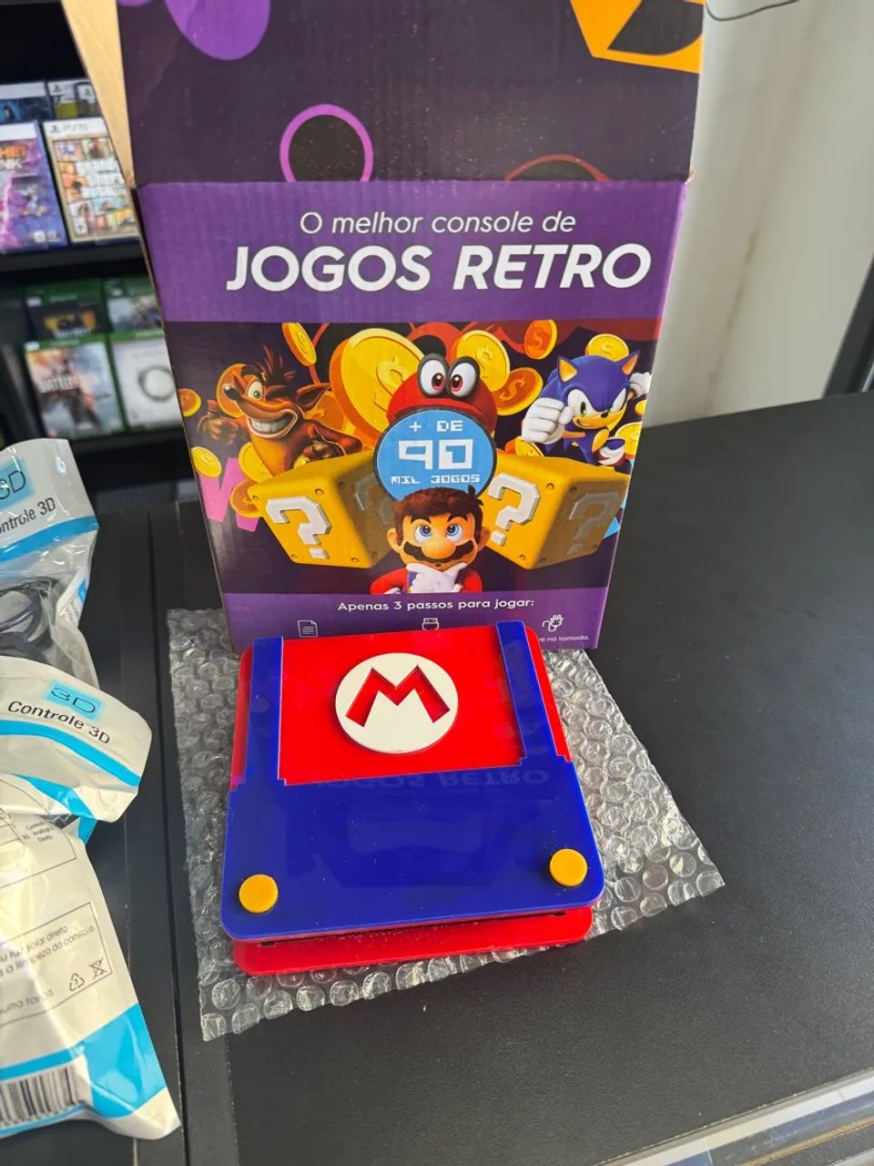 Console Retro com Jogos Clássicos - Diversão Garantida! - Foto 2