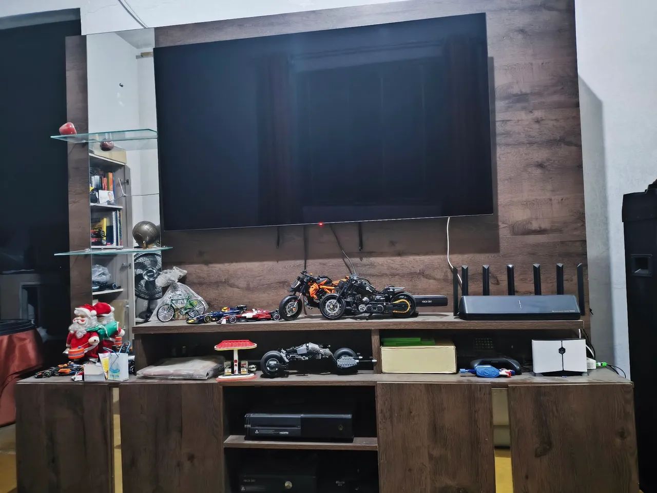 estante para tv ate 55 polegadas 4 portas permobili - Foto 2