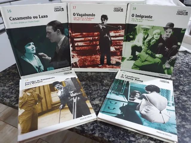 Coleção Folha Charles Chaplin Dvds com Box + Livretos Completo com 20 Fascículos - Foto 6
