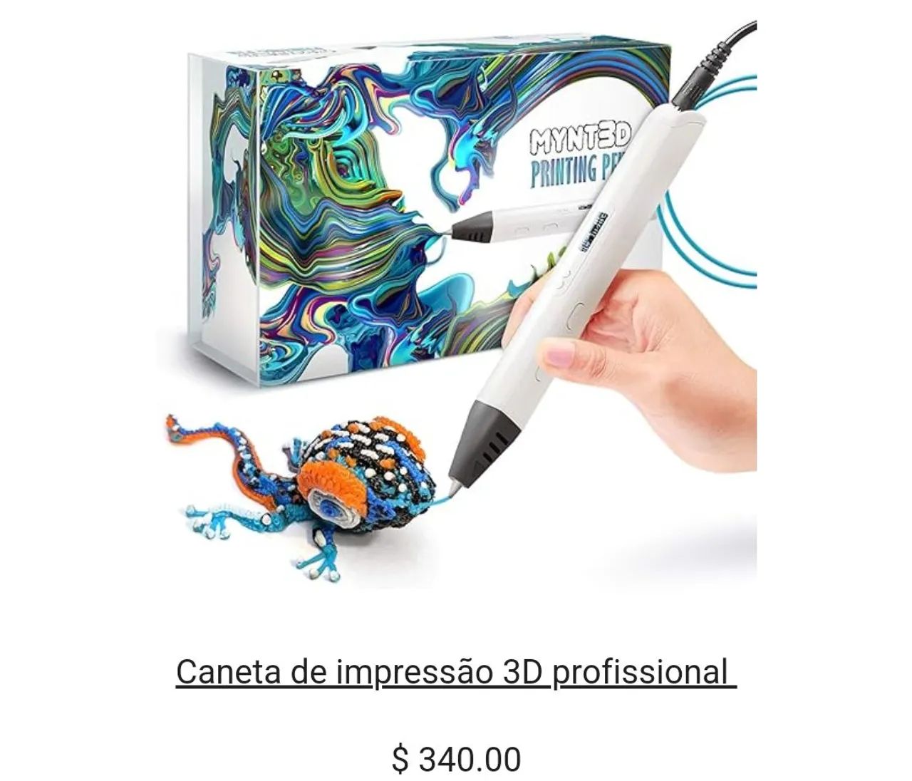 Canetas 3D para Impressão - Crie Seus Próprios Modelos!