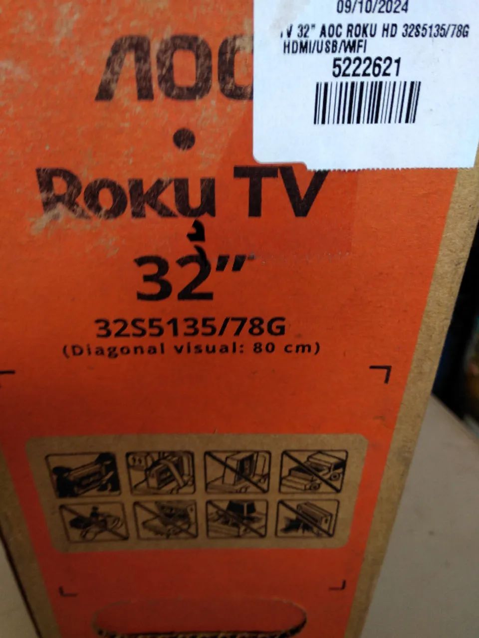 Caixa de papelão para TV 32 polegadas SEM ISOPORES - Foto 5