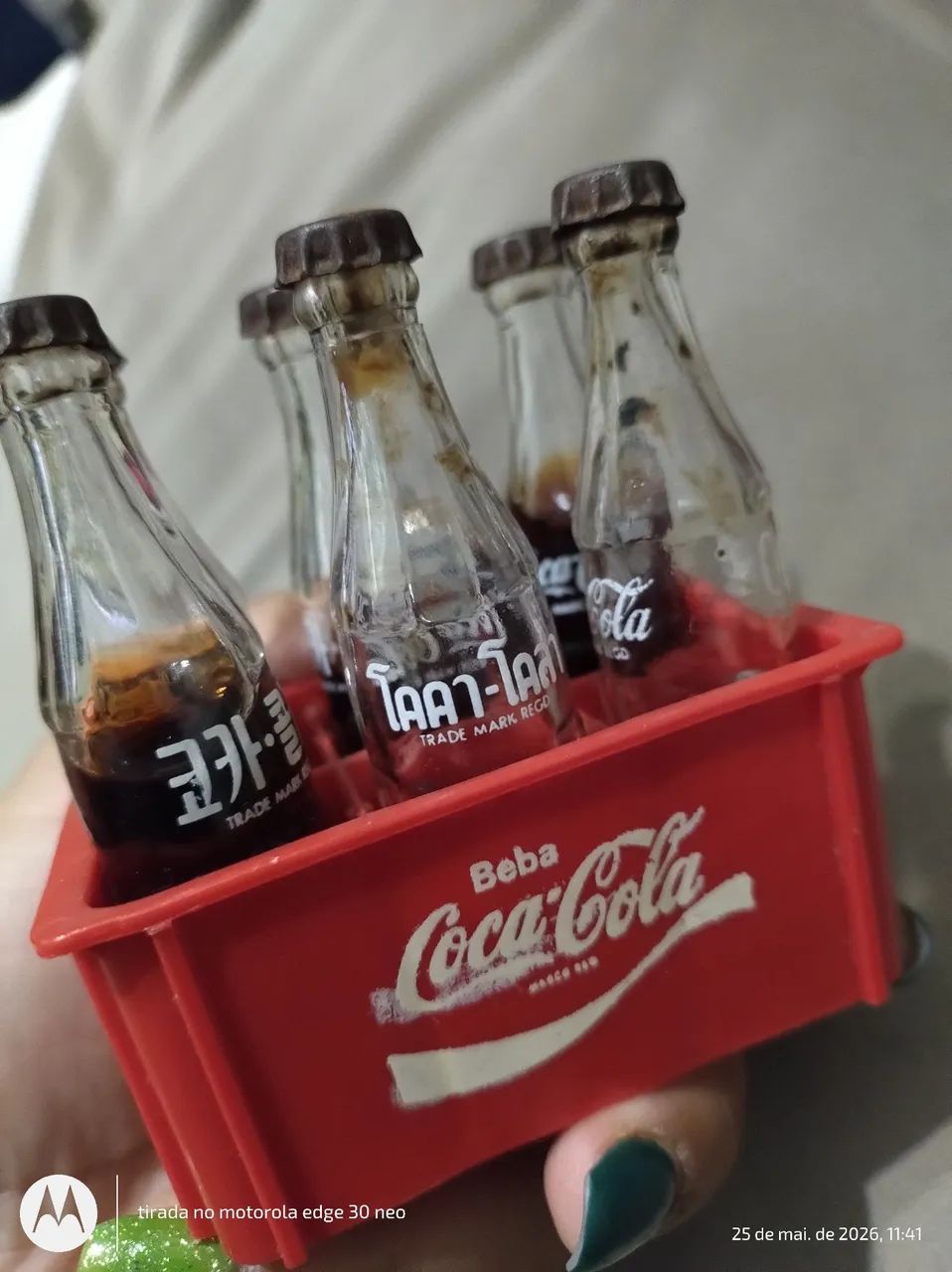 Coca cola em miniatura anos 80 - Foto 3