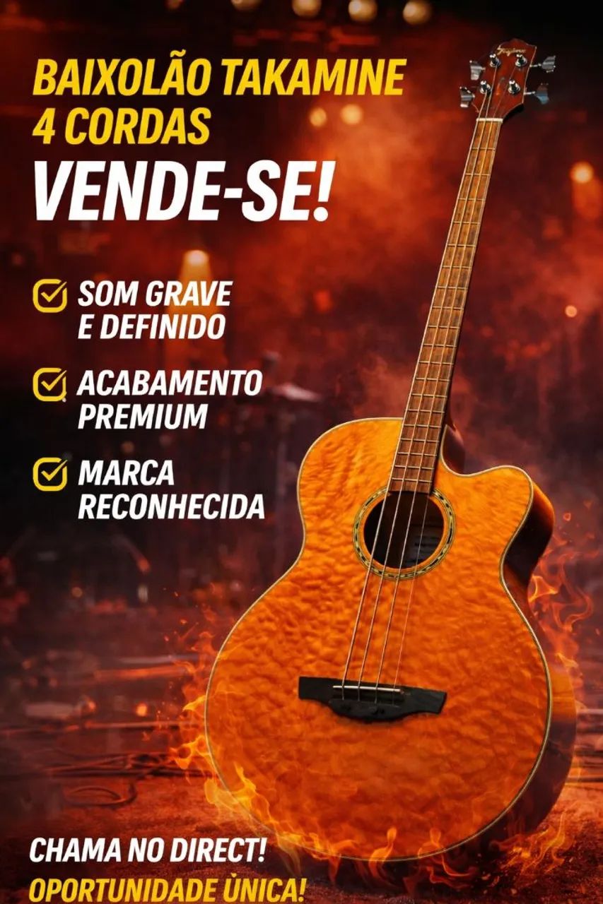 Baixolão Takamine 