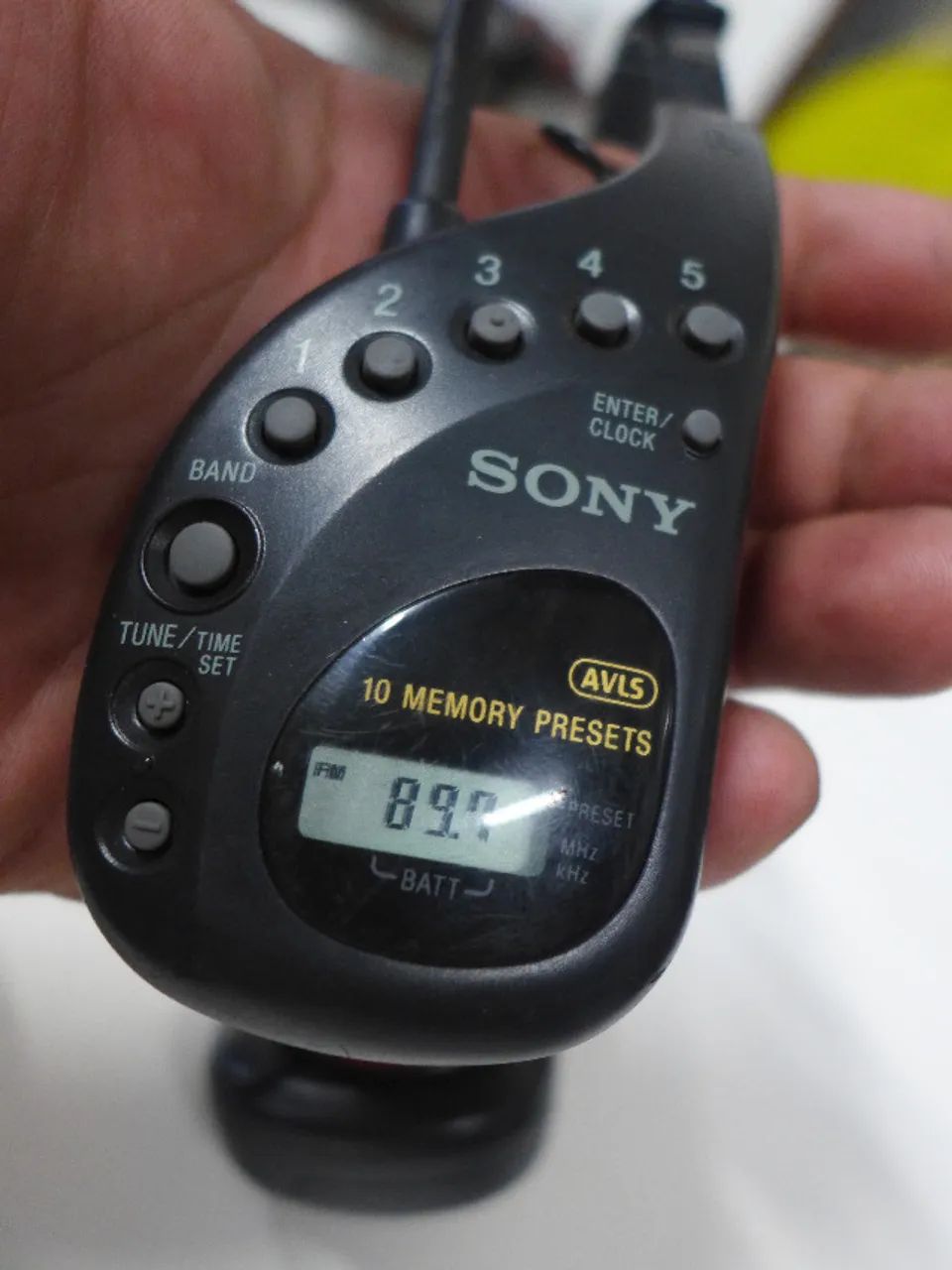 fone radio sony am fm  