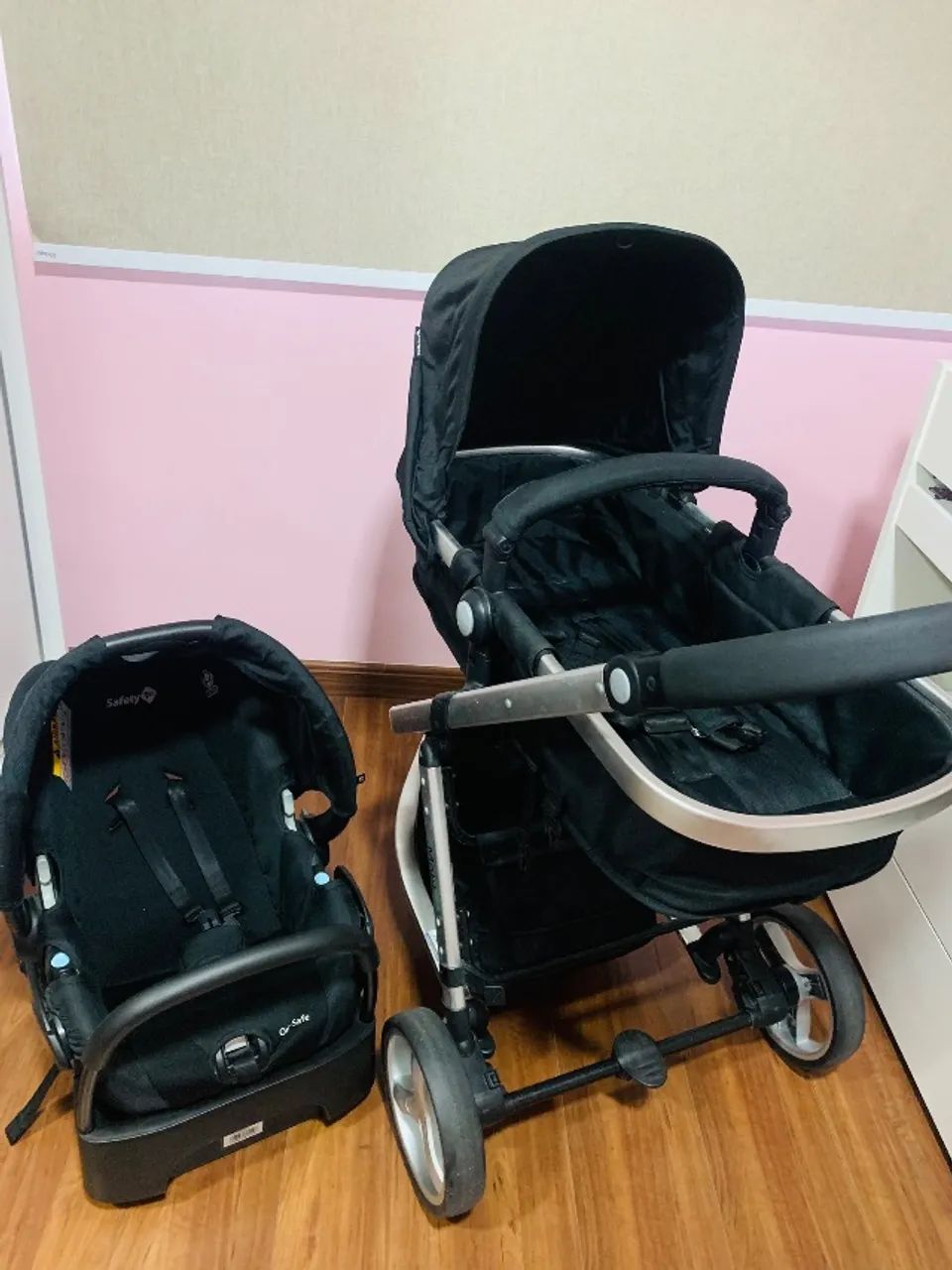 Carrinho + Bebê Conforto 3 em 1 Safty 1st - Foto 2