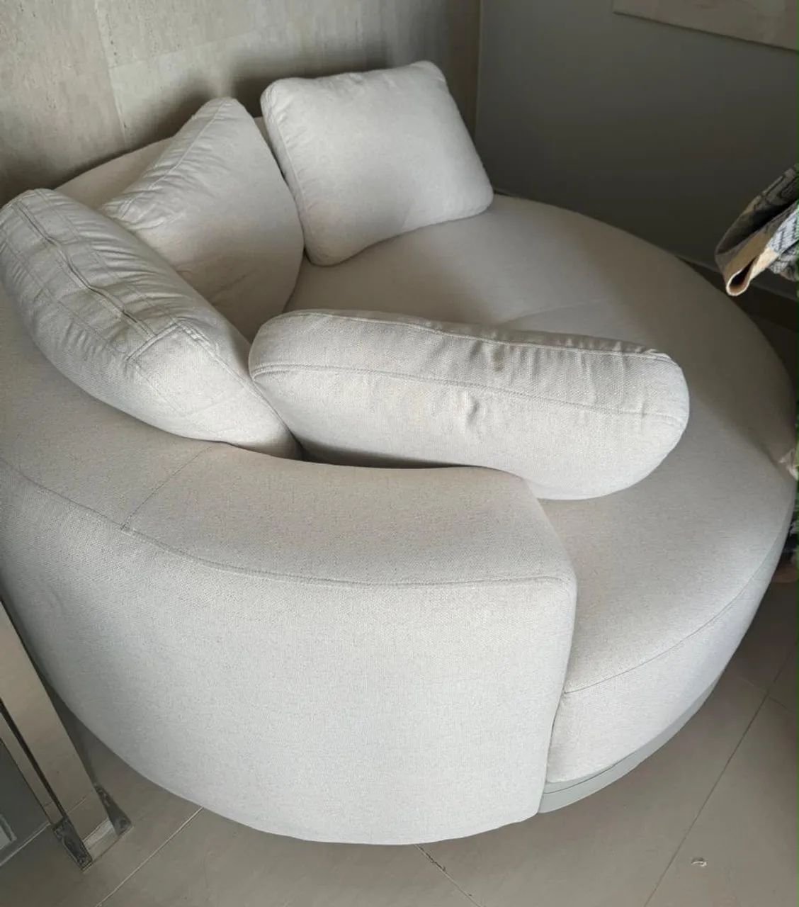 Sofá Chaise Redondo Marrocos Interiores - Design Moderno - Foto 3
