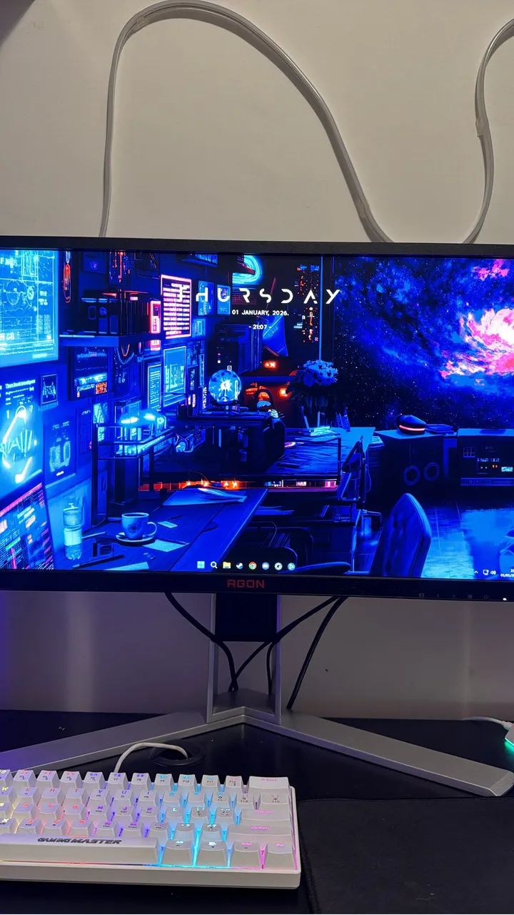 2 monitores 240hz/180hz 