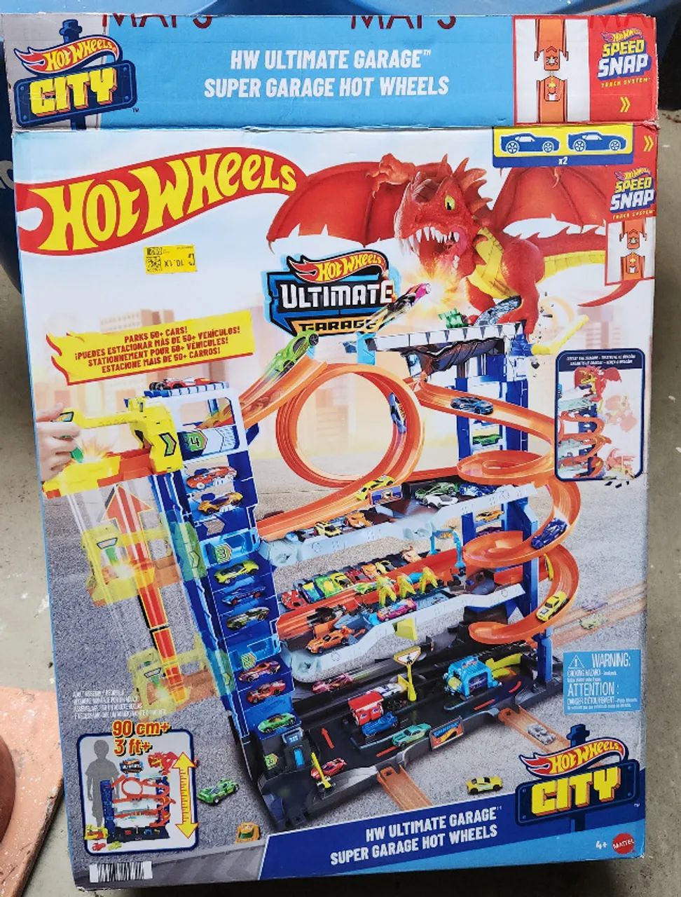 Caixa do Super Garage HOT WHEELS