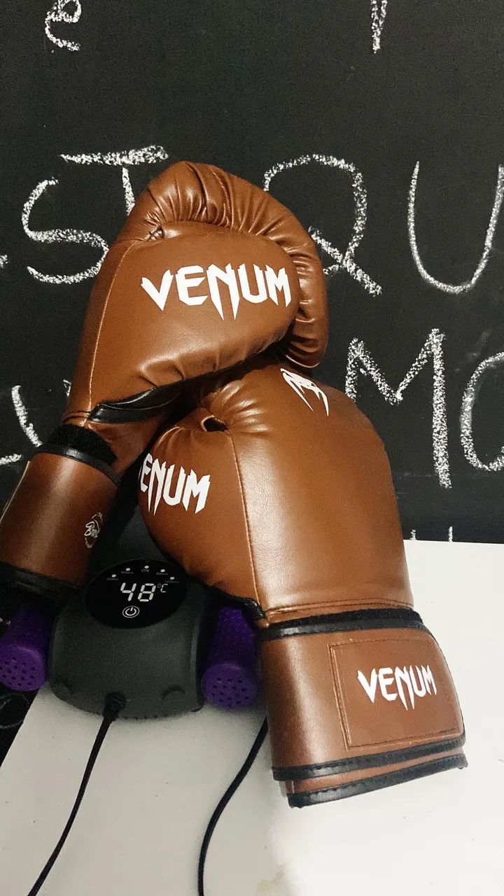 Luva VENUM marrom - 12oz - Foto 2