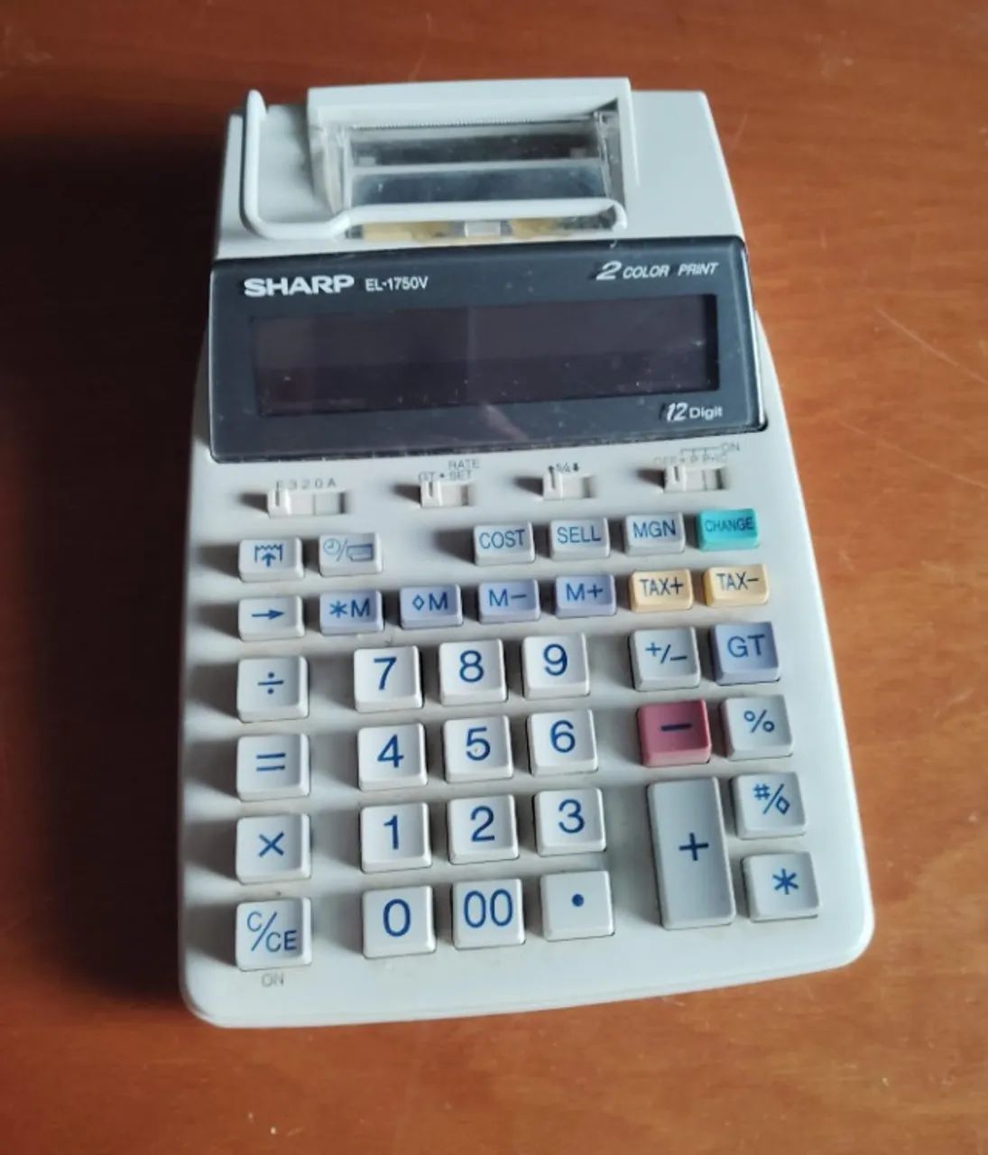  CALCULADORA DE IMPRESSÃO SHARP À VENDA  -  Sharp modelo EL-1750V