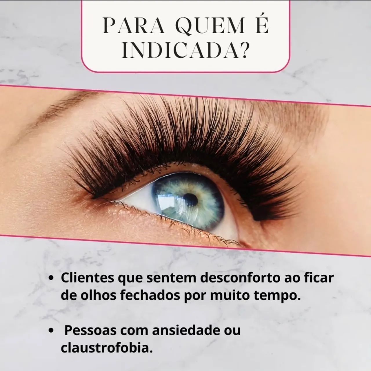 Extensão de cílios 
