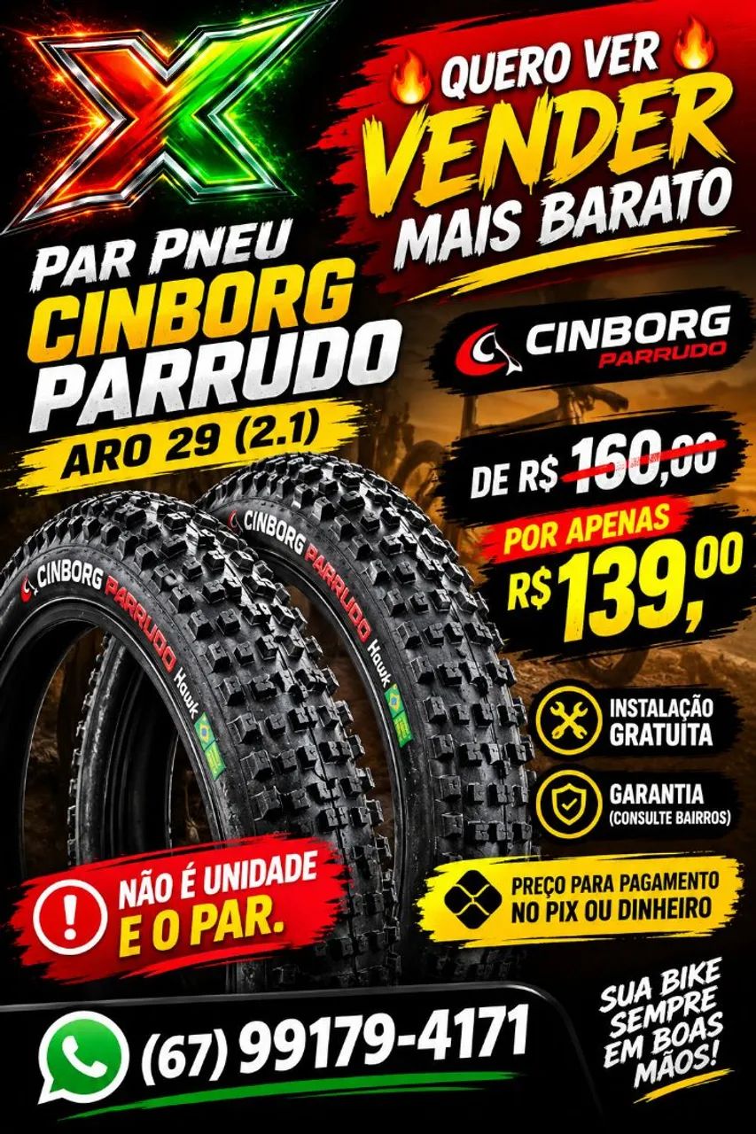 Pneu Cinborg aro 29 (par) promoção.... - Foto 4