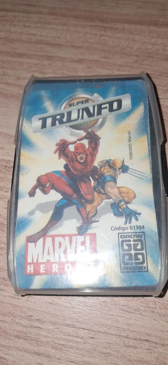 Super trunfo Marvel Hero's Raro