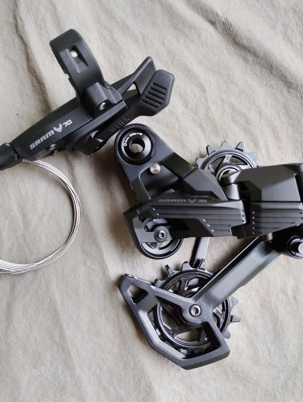 Câmbio e trocador Sram S70 T-Type  - Foto 2