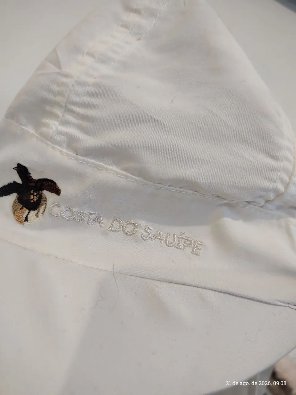 Chapéu branco para praia - Foto 3