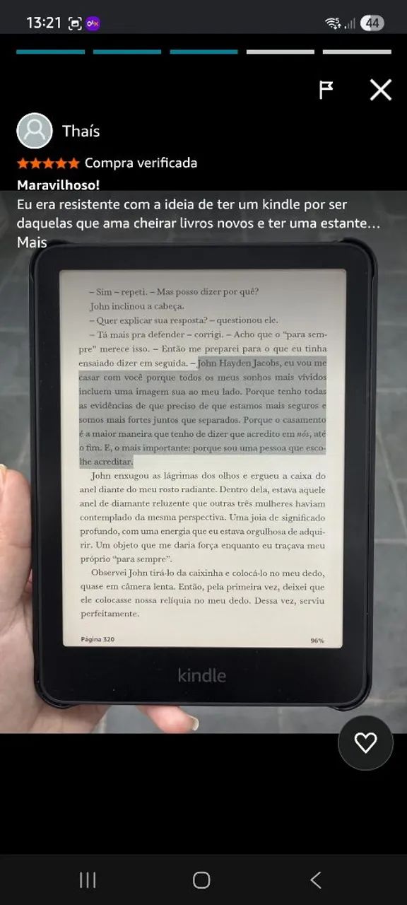 ? VENDE-SE KINDLE PAPERWHITE - 12ª GERAÇÃO! ? - Foto 3