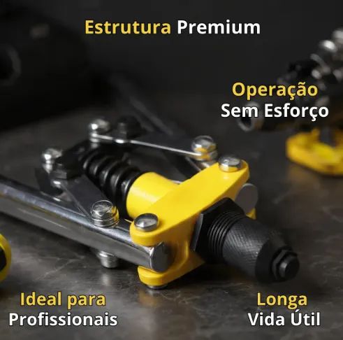 Alicate Rebitador Alavanca Profissional 3 Bicos 17 Polegadas - Foto 5