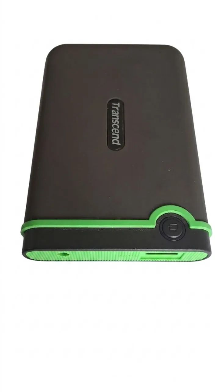HD Exteno Transcend StoreJet 640GB Proteção Antiqueda Nível Militar Usado<br> - Foto 2