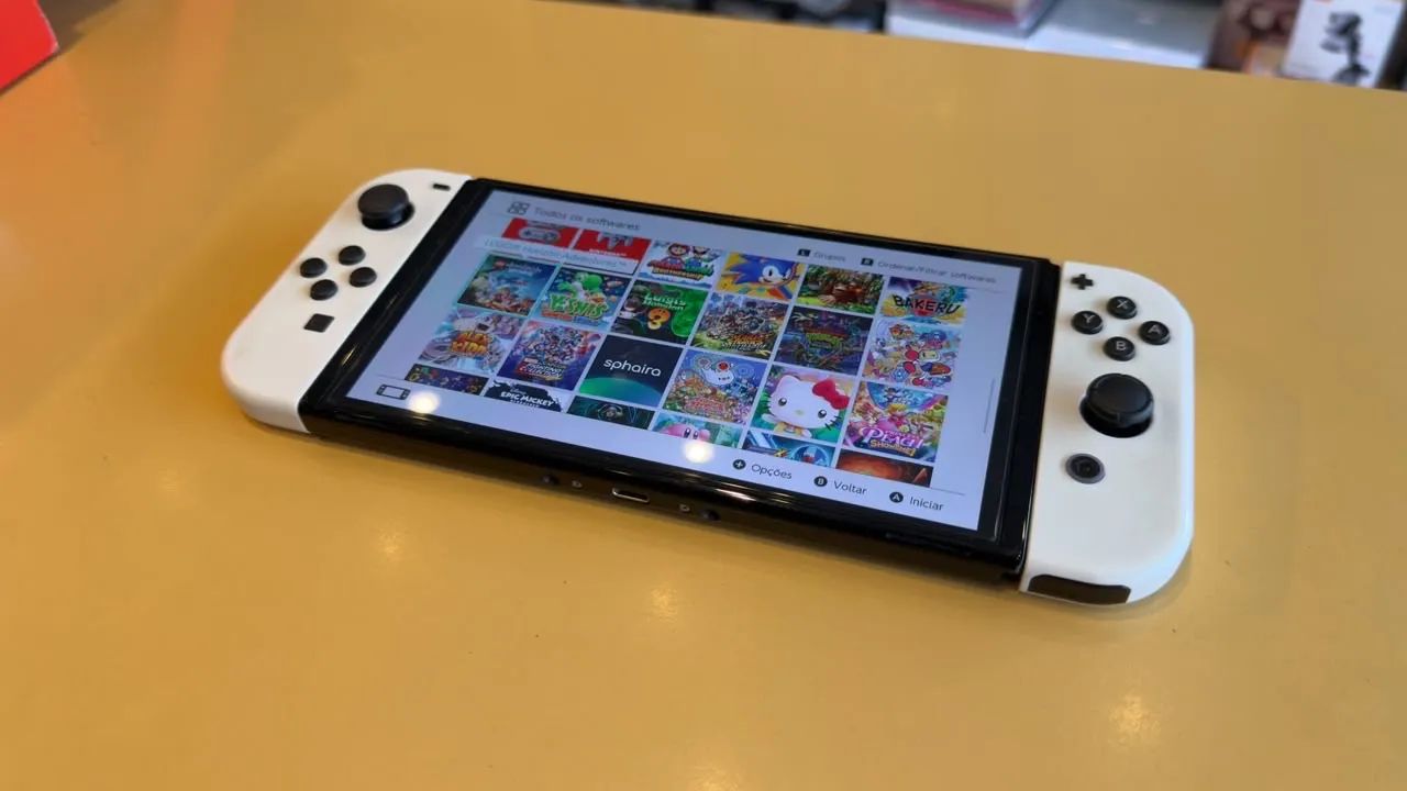 Nintendo Switch Oled 512gb desbloqueado  - Foto 3
