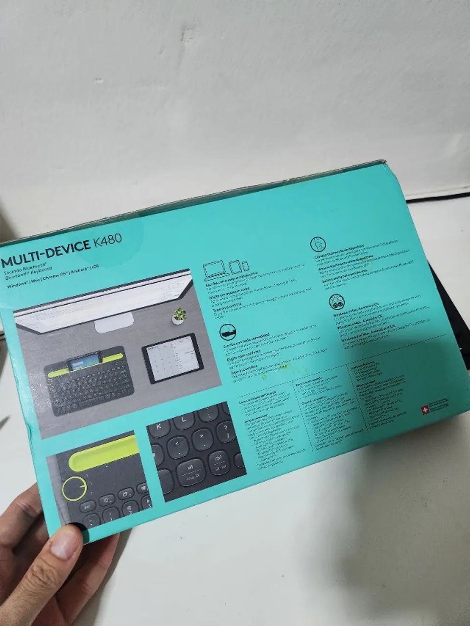 Teclado sem fio Logitech K480 - Em perfeito estado!  - Foto 3