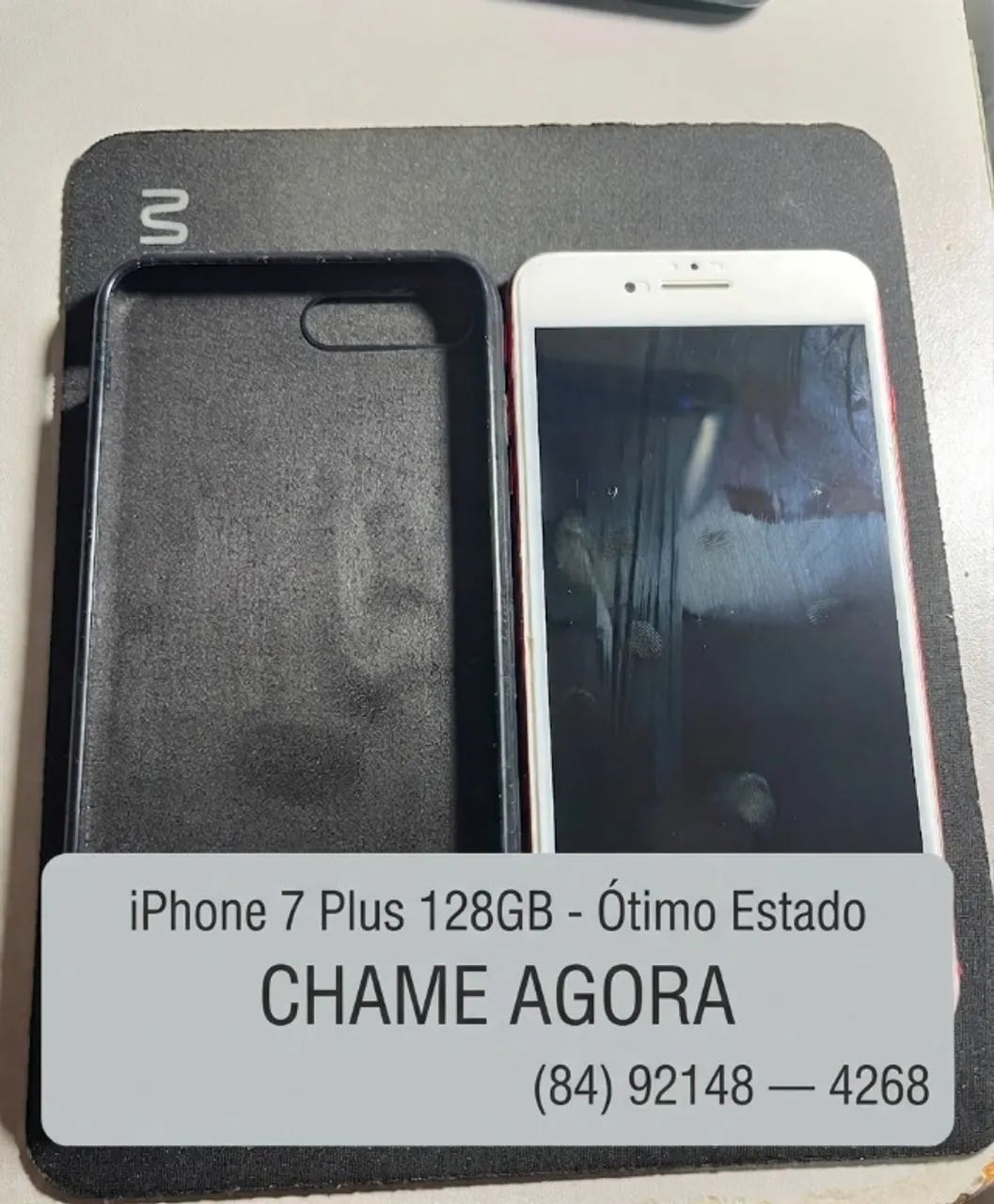 iPhone 7 Plus Vermelho 128GB Impecável e Pronto para Uso - Foto 2