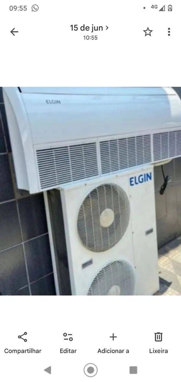 Ar condicionado Elgin 36 mil BTUs 