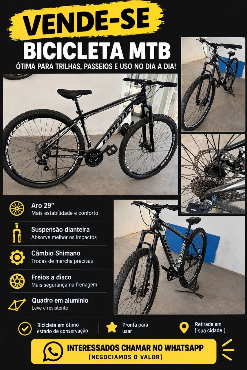 Vende-se bicicleta 