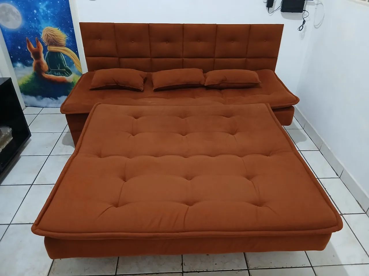 CONJUNTO SOFÁ-CAMA + PAINEL ESTOFADO65578332782723124