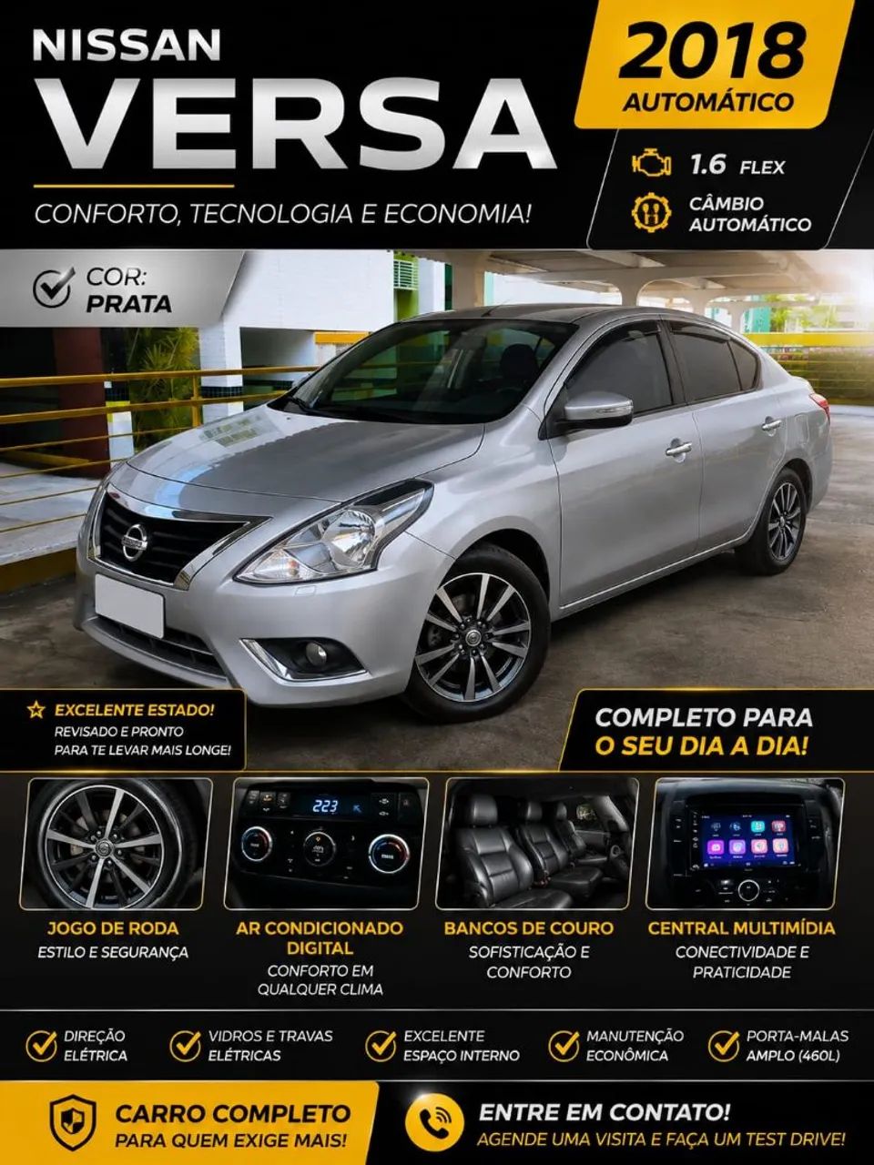 Nissan Versa SL 1.6 16V 2018