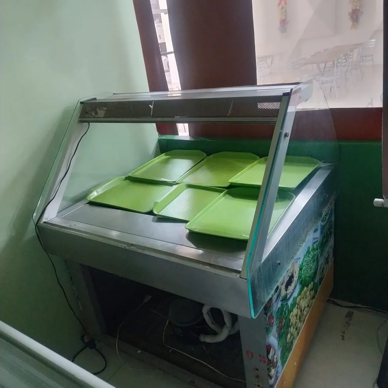 Buffet expositor refrigerado bancada expositora refrigerada