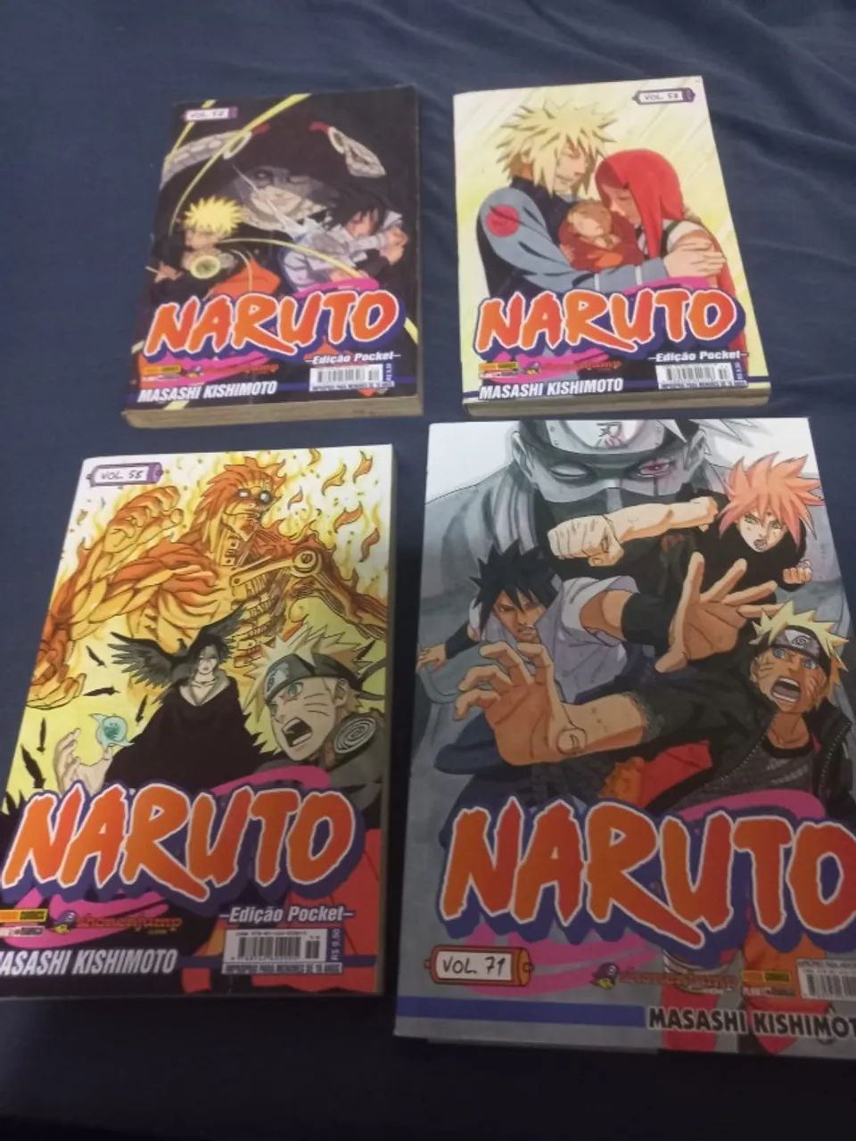 Naruto vols. 52, 53, 58 e 71 - Livros e revistas - Jardim