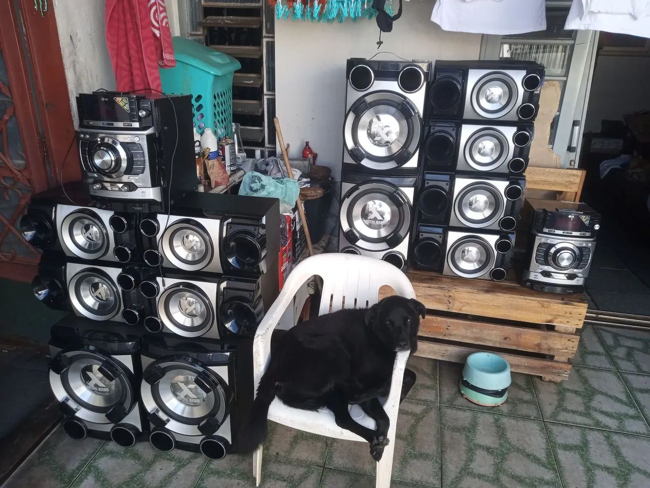 2 som LG Cm9520 Potente Aceito cartão