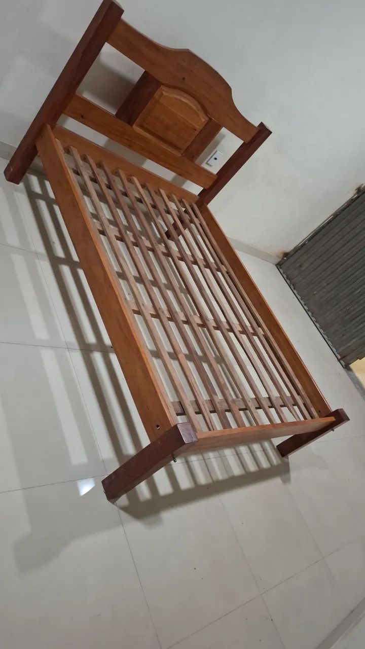 Cama de casal, macacauba. ( usada ) - Foto 2