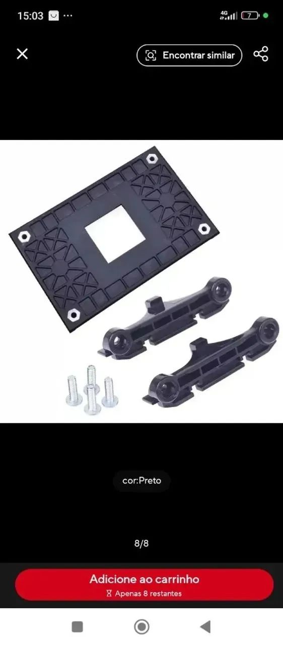 suporte cooler am4 amd novo - Foto 2