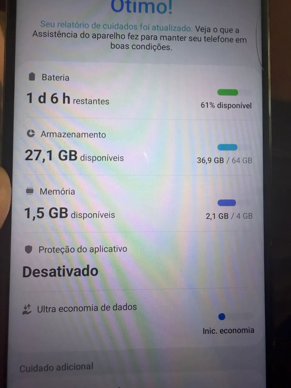 Celular Samsung AS21s - 64GB - Foto 2