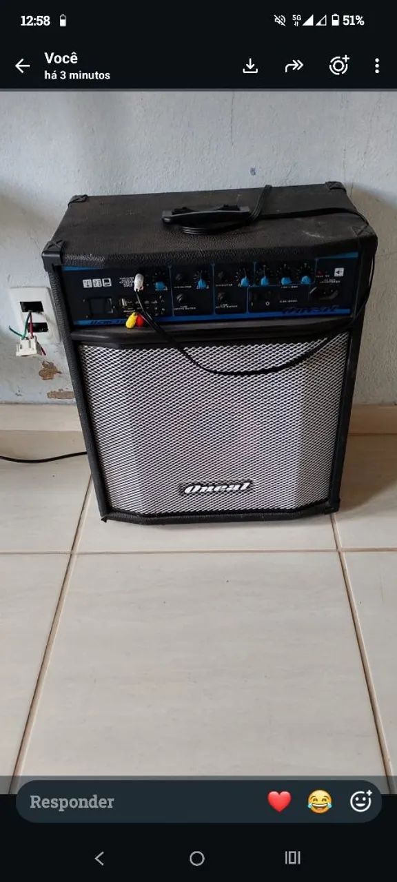 Caixa amplificada 