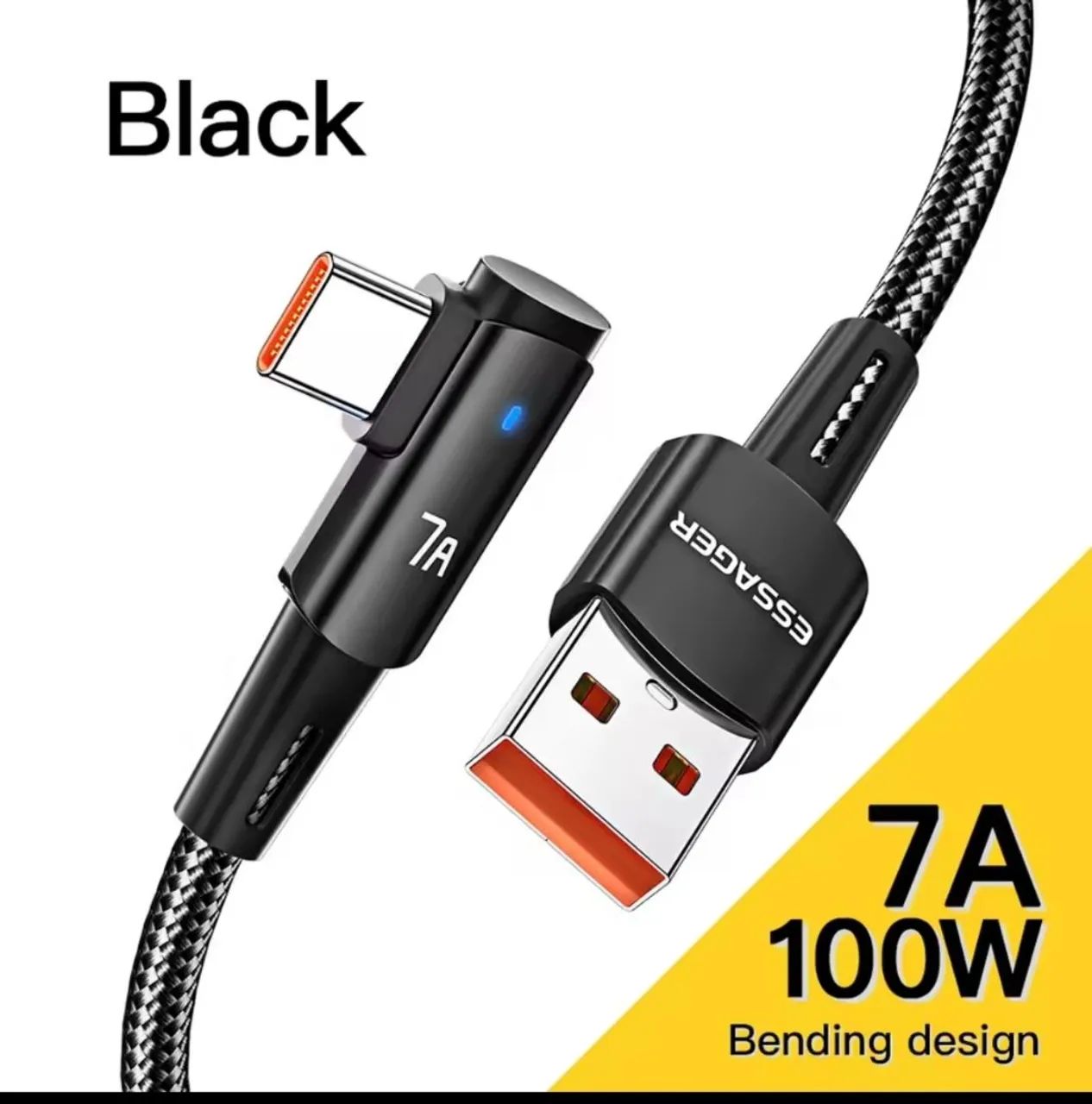 Cabo USB A para USB C Essager 2 metros  - Foto 2