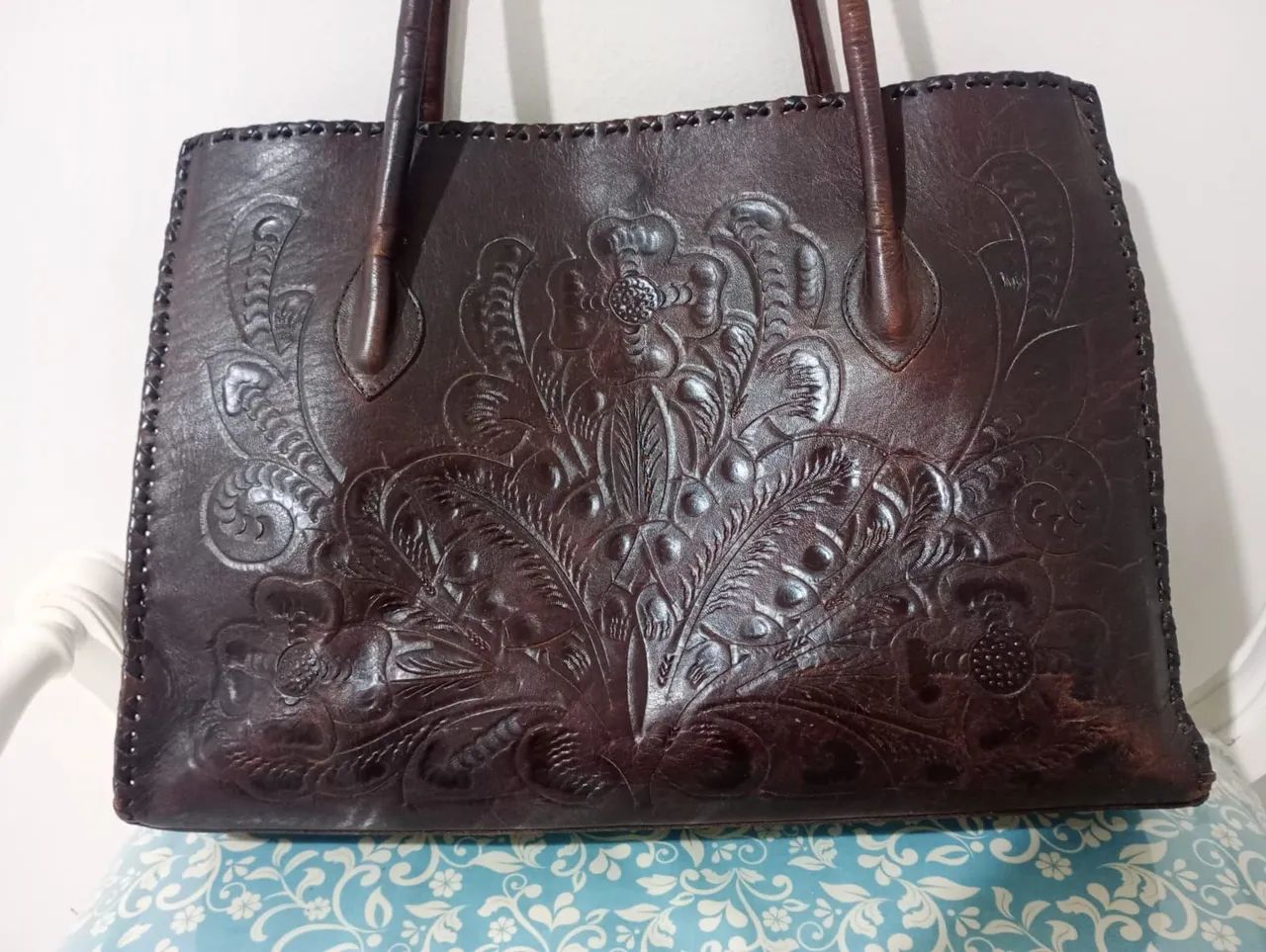 Bolsa de couro mexicana - Foto 4
