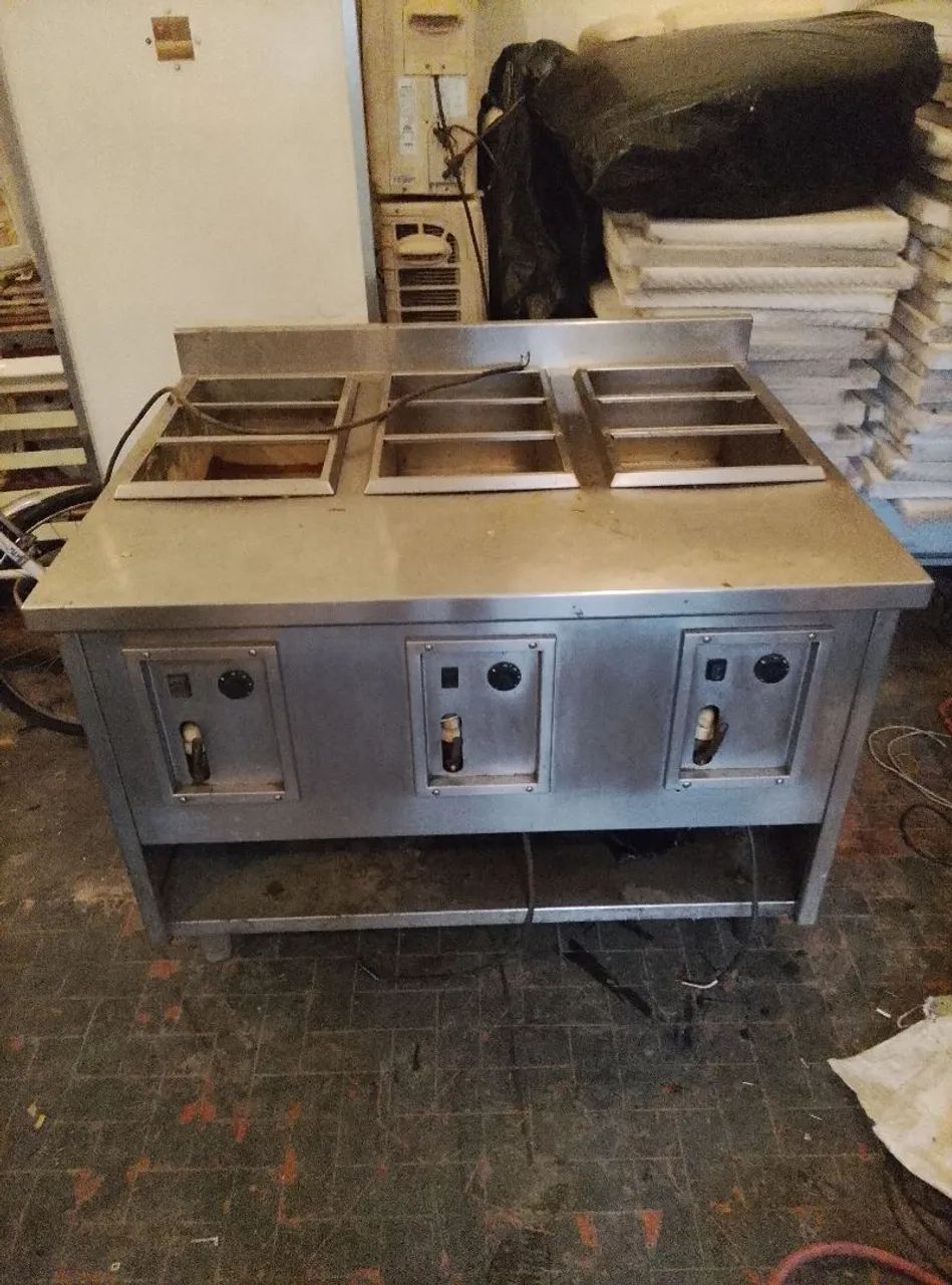 Fritadeira industrial em inox 