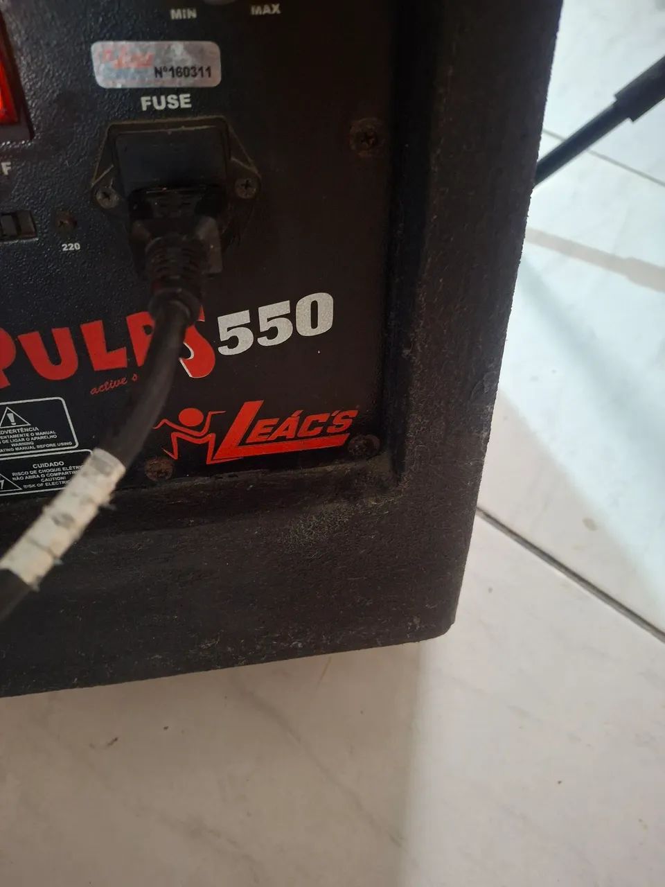 Cubo para voz e violão da Leacs 550 - Foto 2