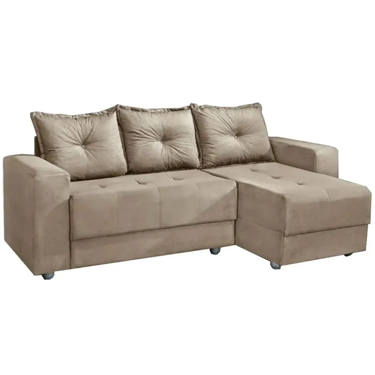 ? SOFÁ FLORENÇA 1,80M COM CHAISE ? SUAVE, ACONCHEGANTE E CHEIO DE ESTILO | AIFOS ? - Foto 3