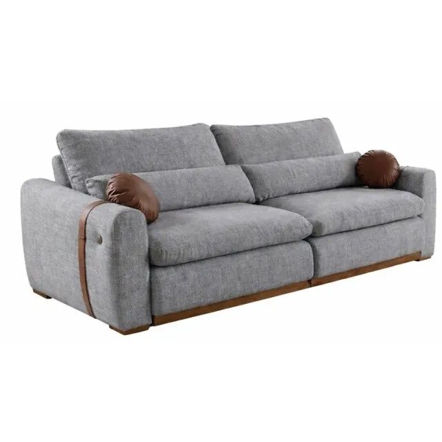 Sofá Cama Retrátil Victoria 2,30 m  Linho  Sem Caixa   Pronta Entrega! - Foto 4