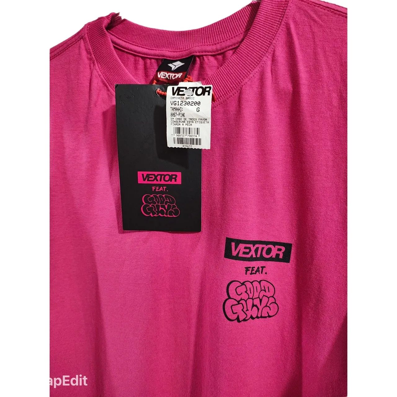 Camiseta Masculina Nova VEXTOR - TAM: G  - Foto 5