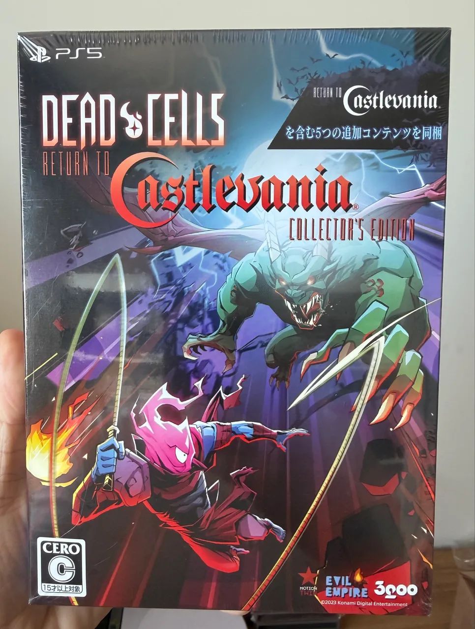 Edição de colecionador Dead Cell Return Castlevania PS5 