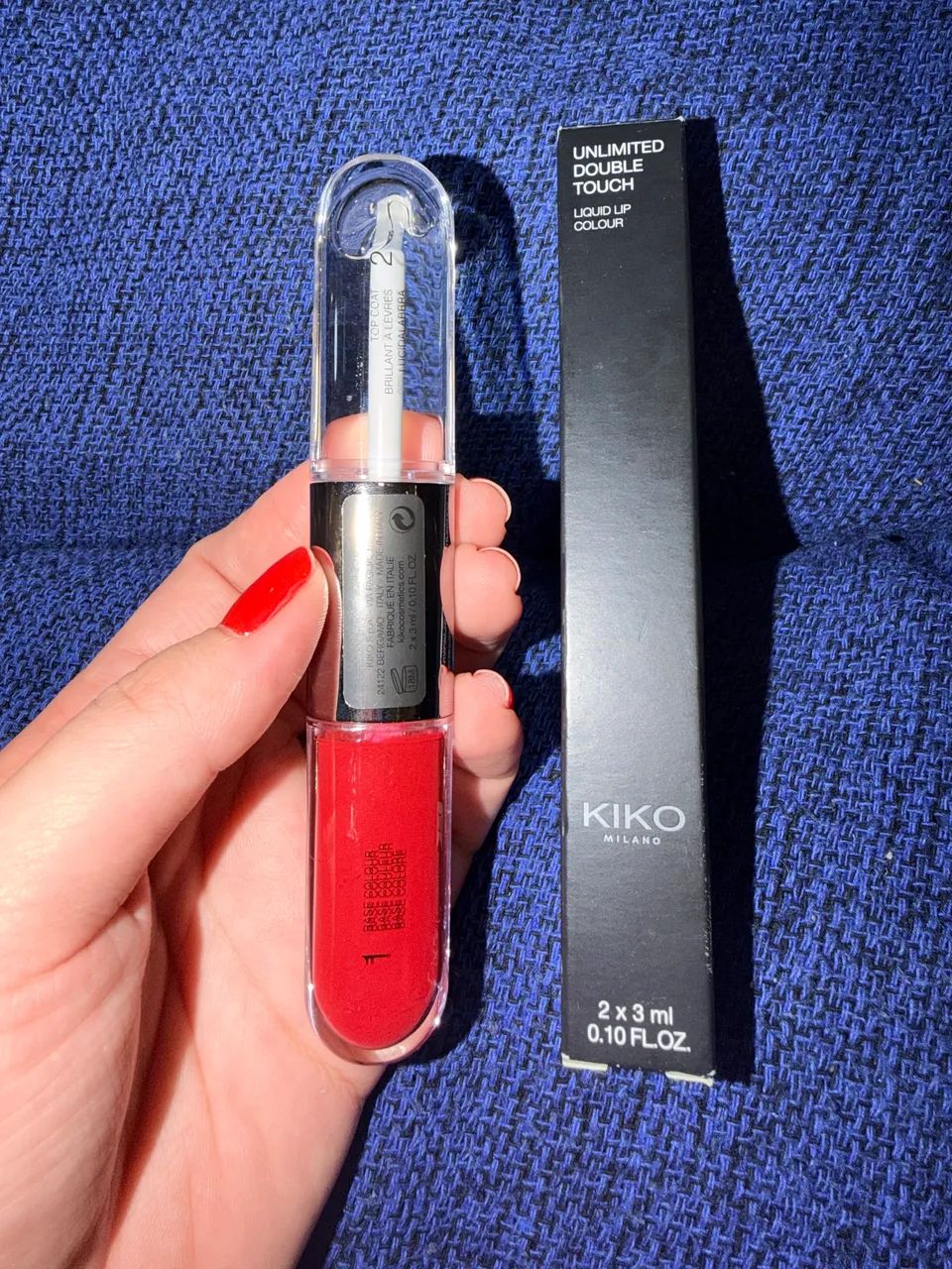 Batom Gloss Kiko Milano Double touch  - Foto 4